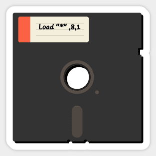 LOAD "*",8,1 Sticker